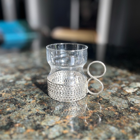 Vintage Set of 4 Littala Tsaikka Finland tea / coffee glasses Timo Sarpaneva - Picture 9 of 9